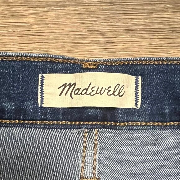 NEW Madewell Stovepipe Jeans in Pendleton Wash Size 27 - Picture 4 of 6